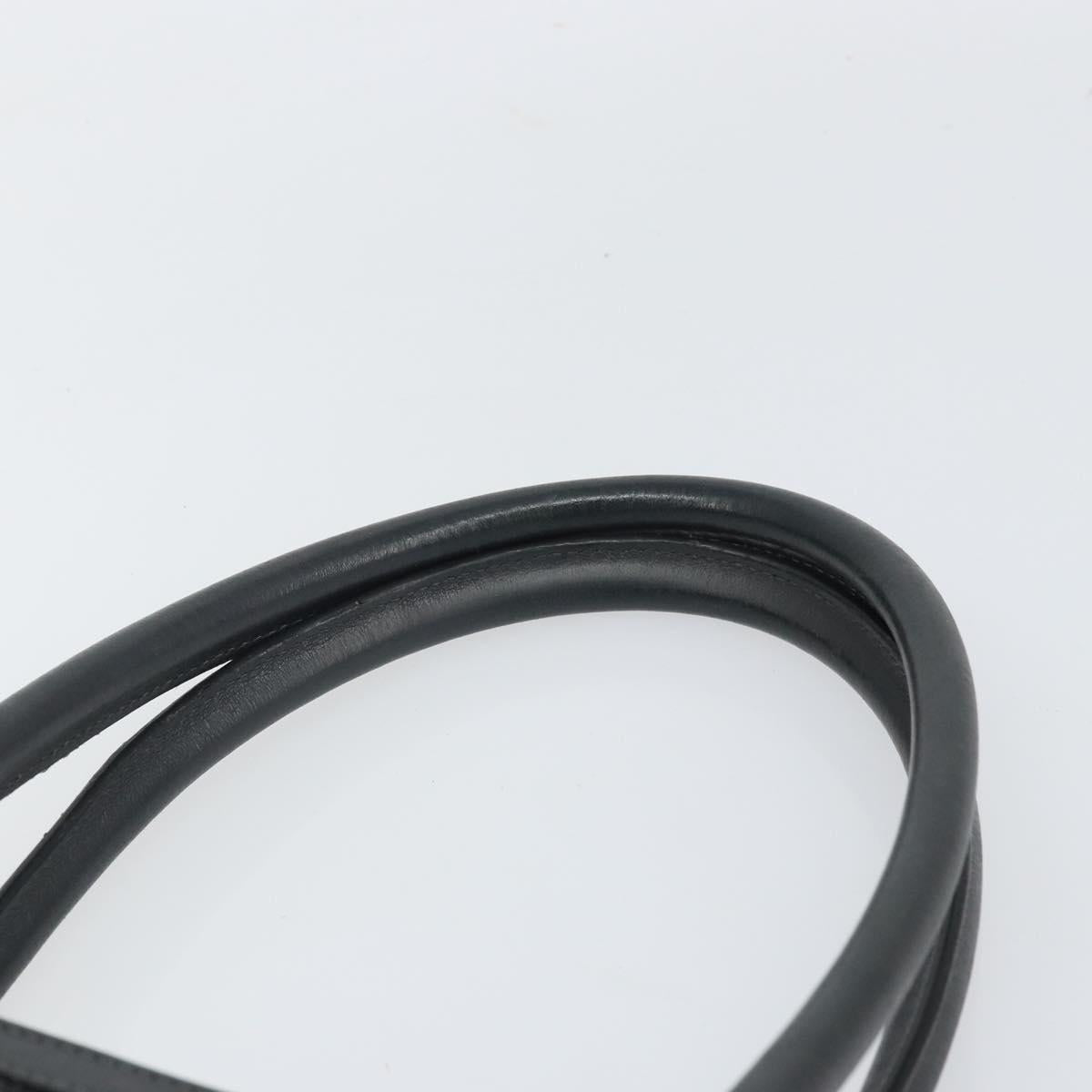 CHANEL Matelasse Tote Bag PVC Canvas Black CC Auth 161119