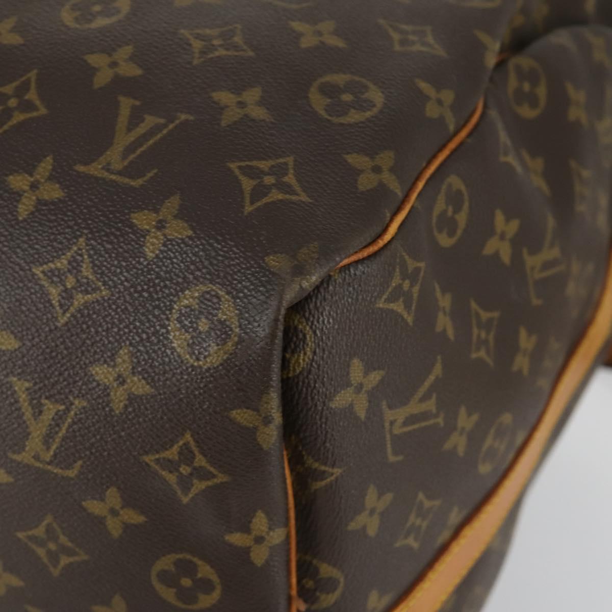 LOUIS VUITTON Monogram Keepall Bandouliere 60 Boston Bag M41412 LV Auth 161133