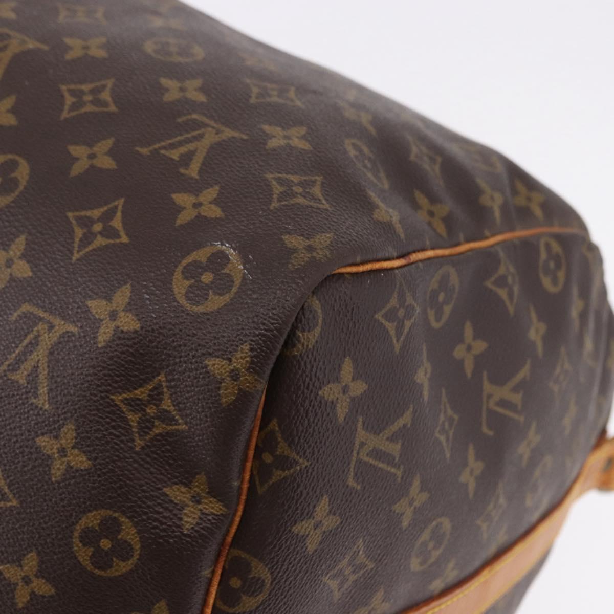 LOUIS VUITTON Monogram Keepall Bandouliere 60 Boston Bag M41412 LV Auth 161133