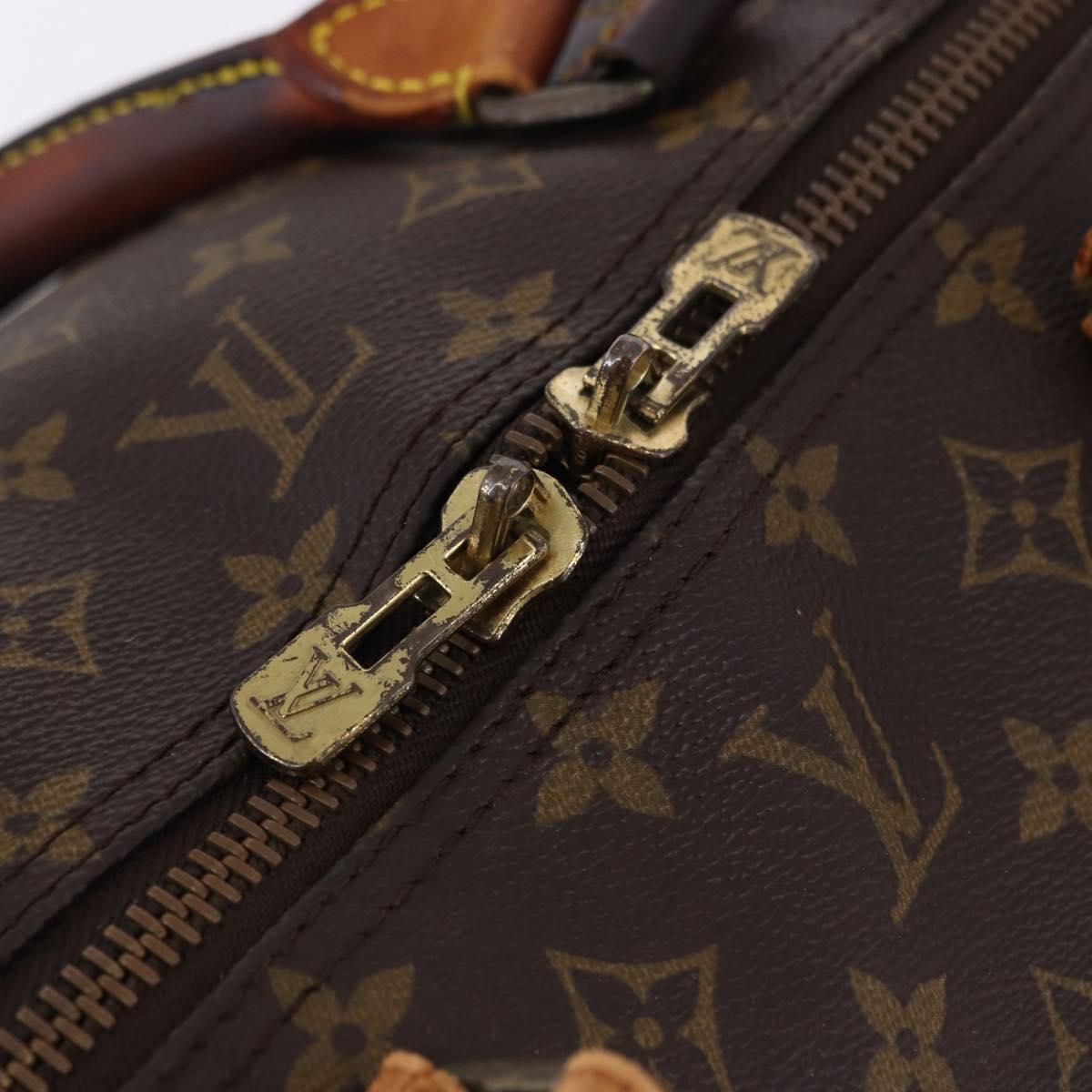 LOUIS VUITTON Monogram Keepall Bandouliere 60 Boston Bag M41412 LV Auth 161133
