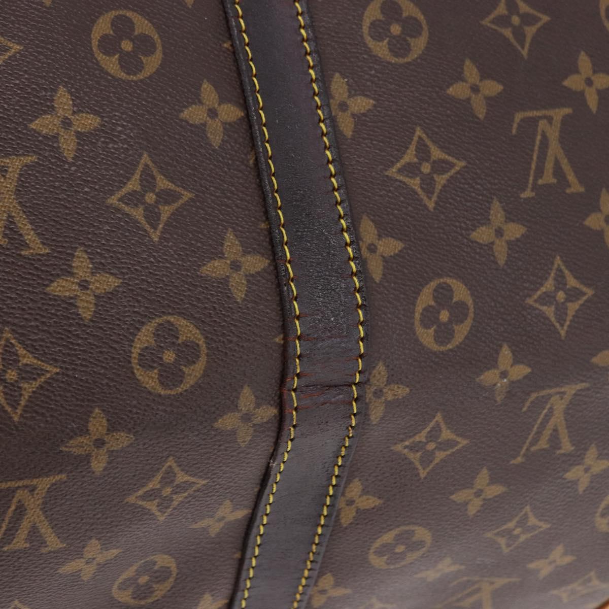 LOUIS VUITTON Monogram Keepall Bandouliere 60 Boston Bag M41412 LV Auth 161133
