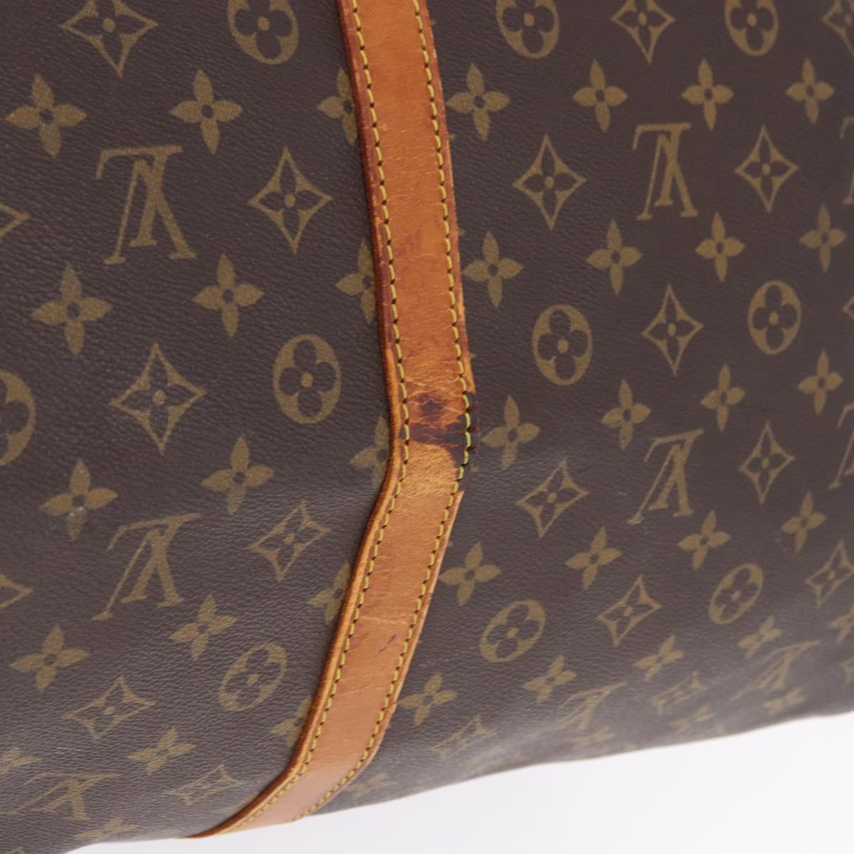 LOUIS VUITTON Monogram Keepall Bandouliere 60 Boston Bag M41412 LV Auth 161133