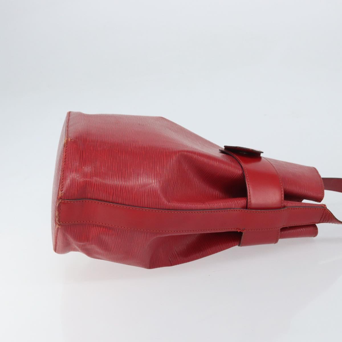 LOUIS VUITTON Epi Sac Depaule GM Shoulder Bag Red M80197 LV Auth 161138