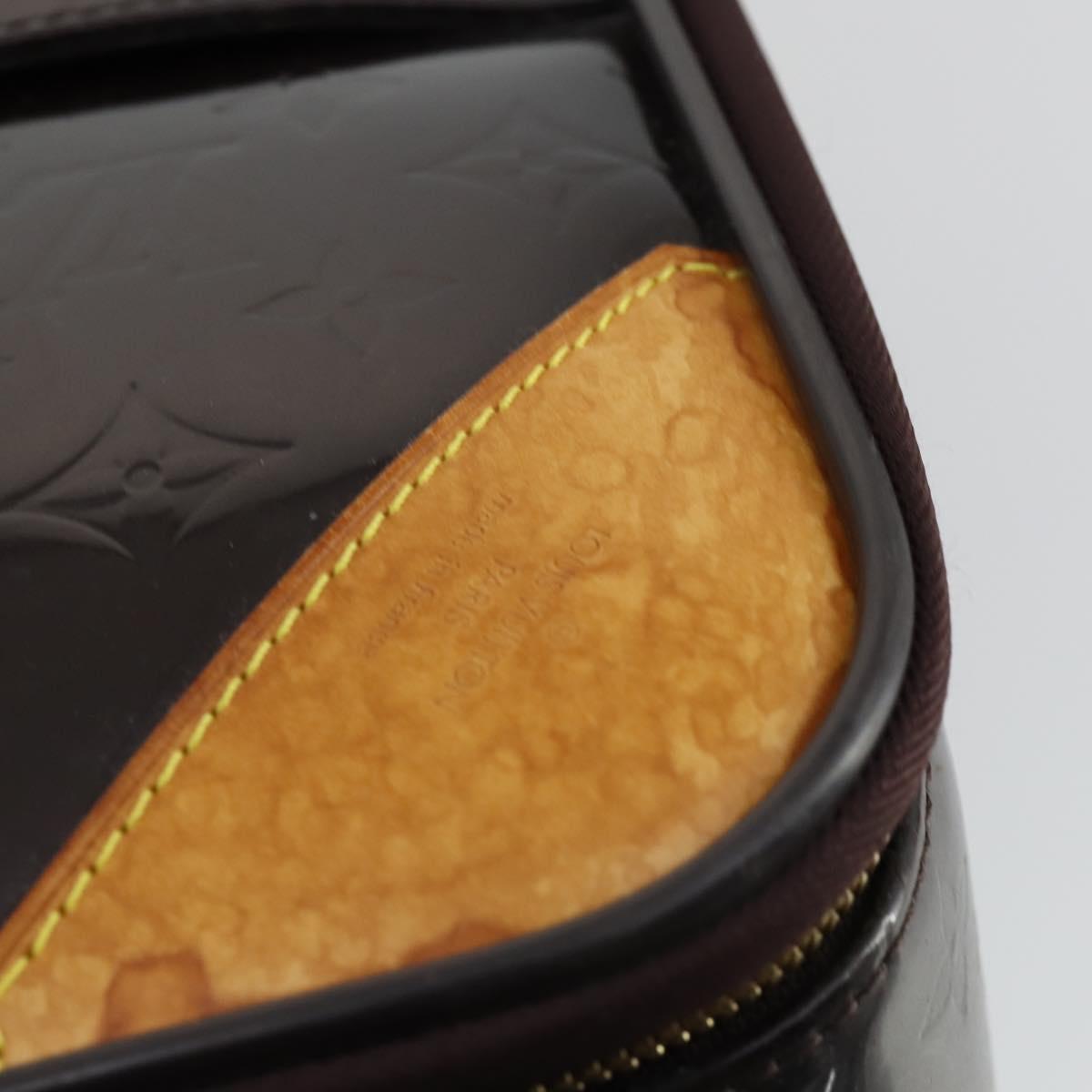 LOUIS VUITTON Monogram Vernis Pegas 45 Suitcase Amarante M91277 LV Auth 161162