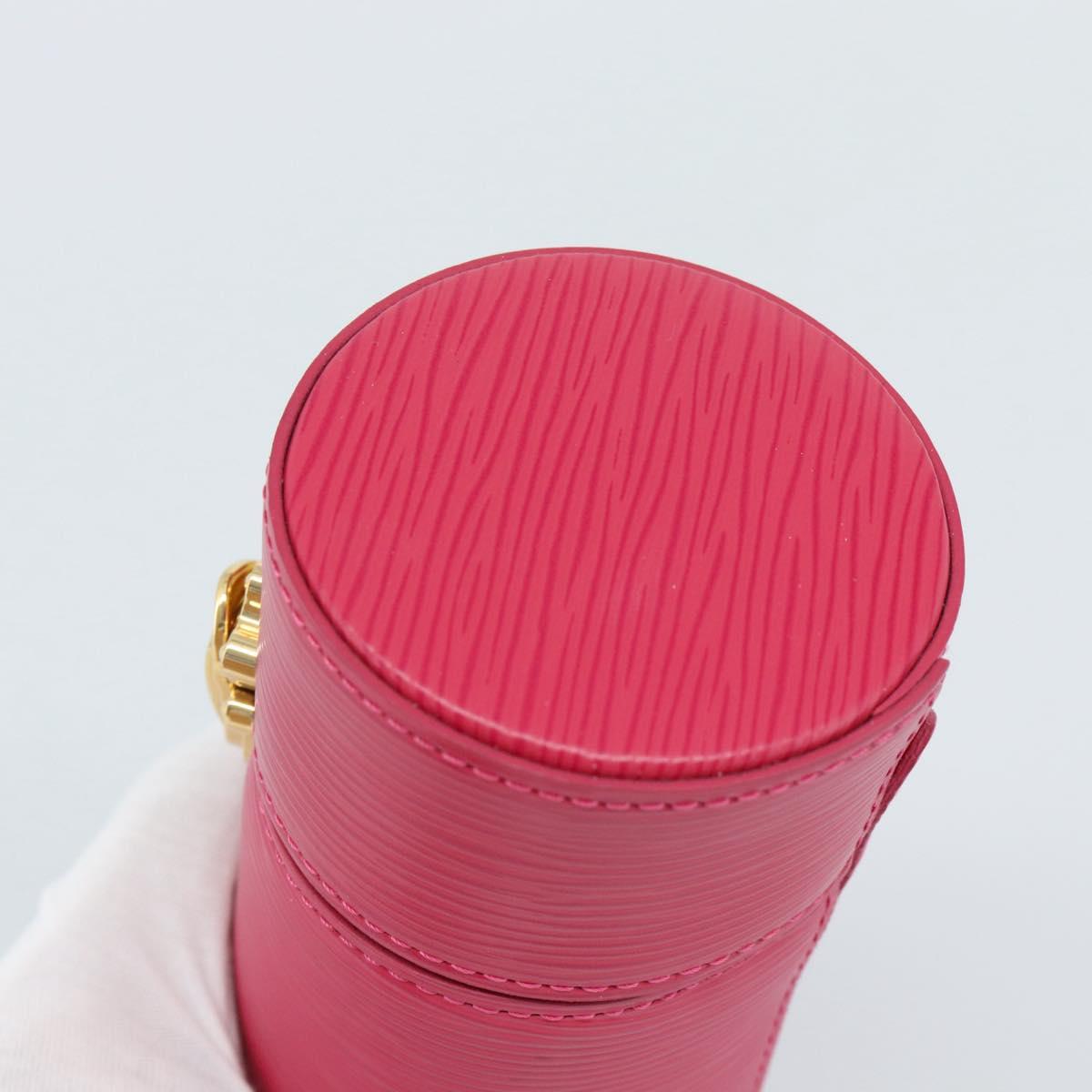 LOUIS VUITTON Epi Travel Case 100ml Accessory Case Pink LS0219 LV Auth 161179SAV