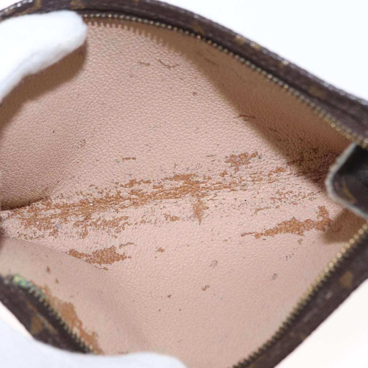 LOUIS VUITTON Monogram Bucket PM Accessory Pouch LV Auth 161182