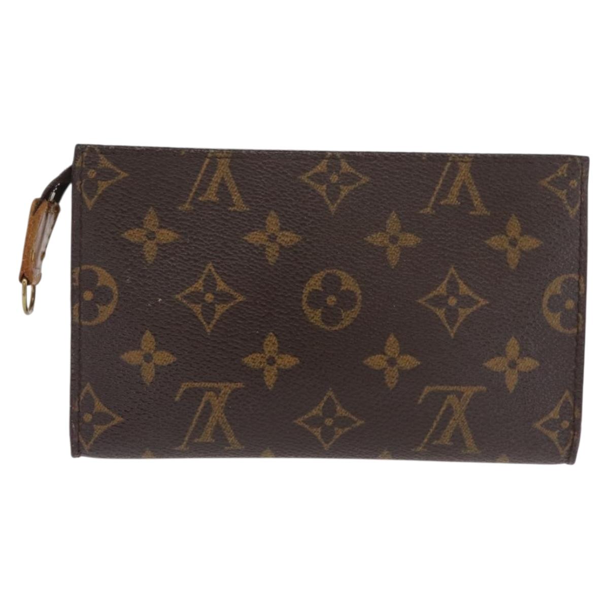 LOUIS VUITTON Monogram Bucket PM Accessory Pouch LV Auth 161197
