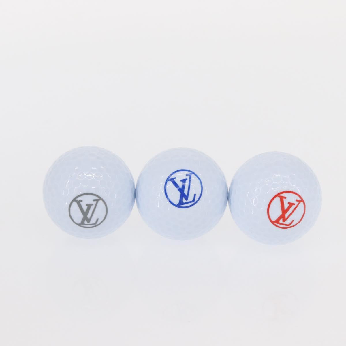 LOUIS VUITTON Monogram Eclipse Set Golf Andrews Bag Charm GI0344 LV Auth 161209SAM