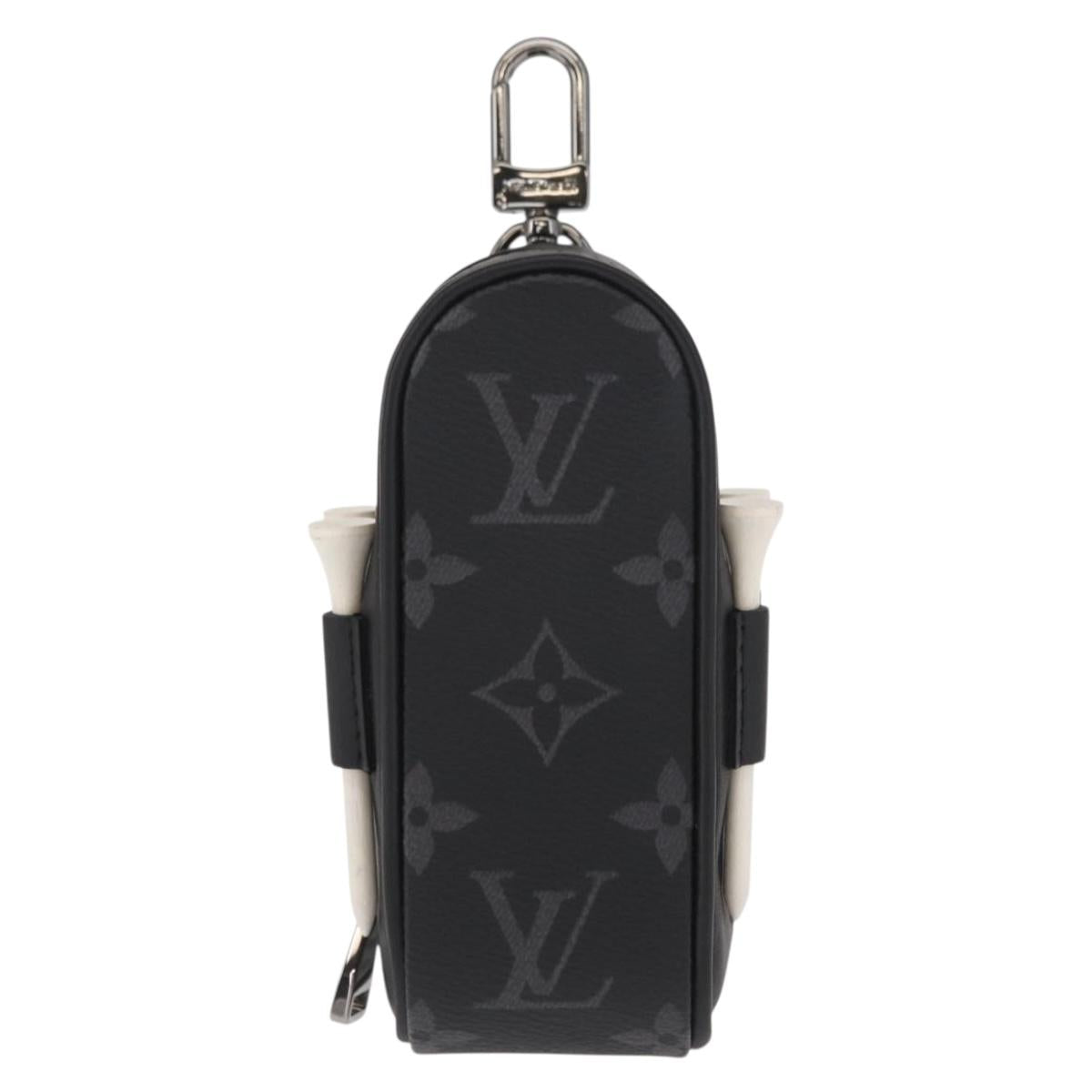 LOUIS VUITTON Monogram Eclipse Set Golf Andrews Bag Charm GI0344 LV Auth 161209SAM