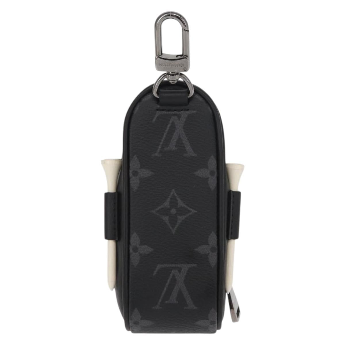 LOUIS VUITTON Monogram Eclipse Set Golf Andrews Bag Charm GI0344 LV Auth 161209SAM