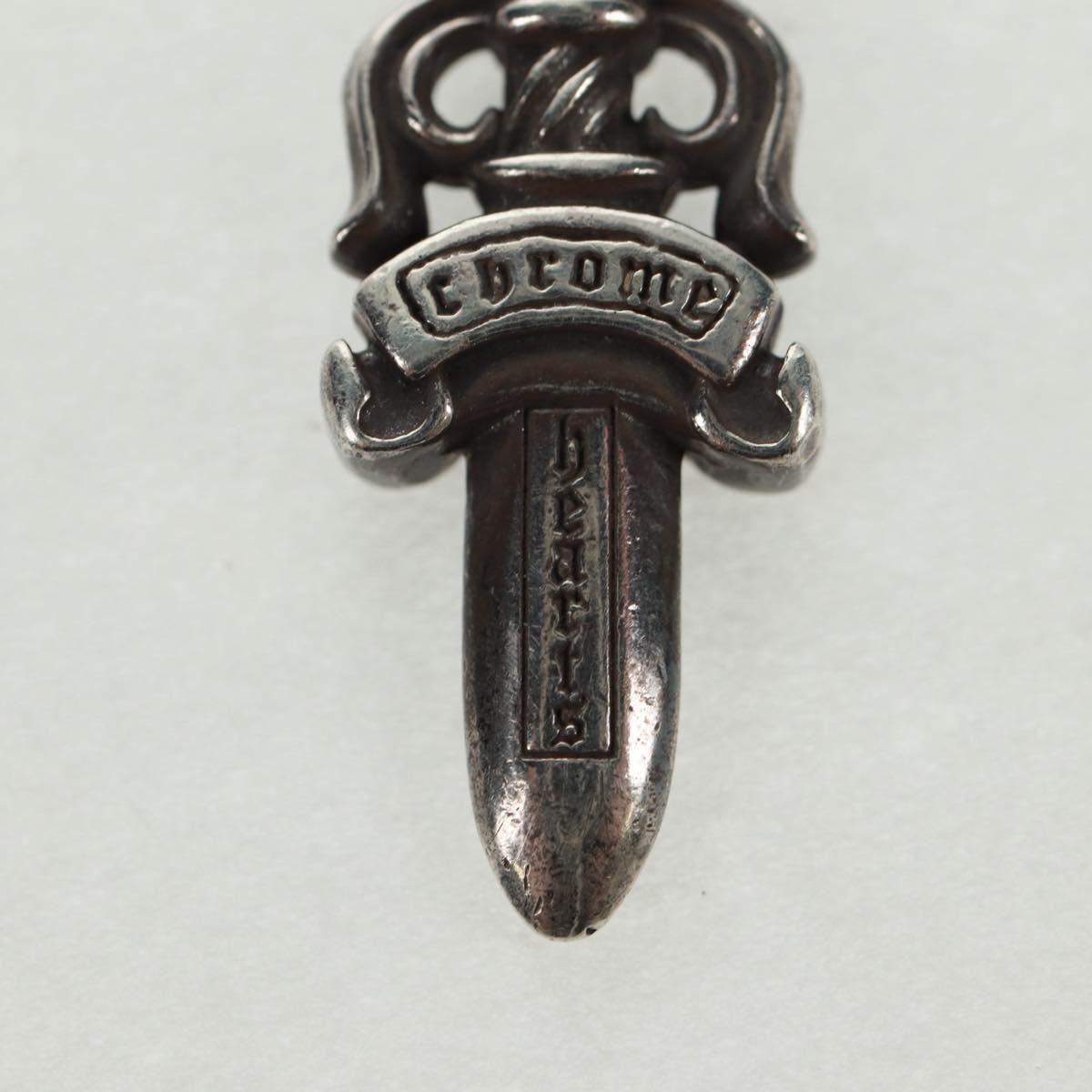 Chrome Hearts Dagger Charm #5 Pendant top Ag925 Silver Auth 161240SAM