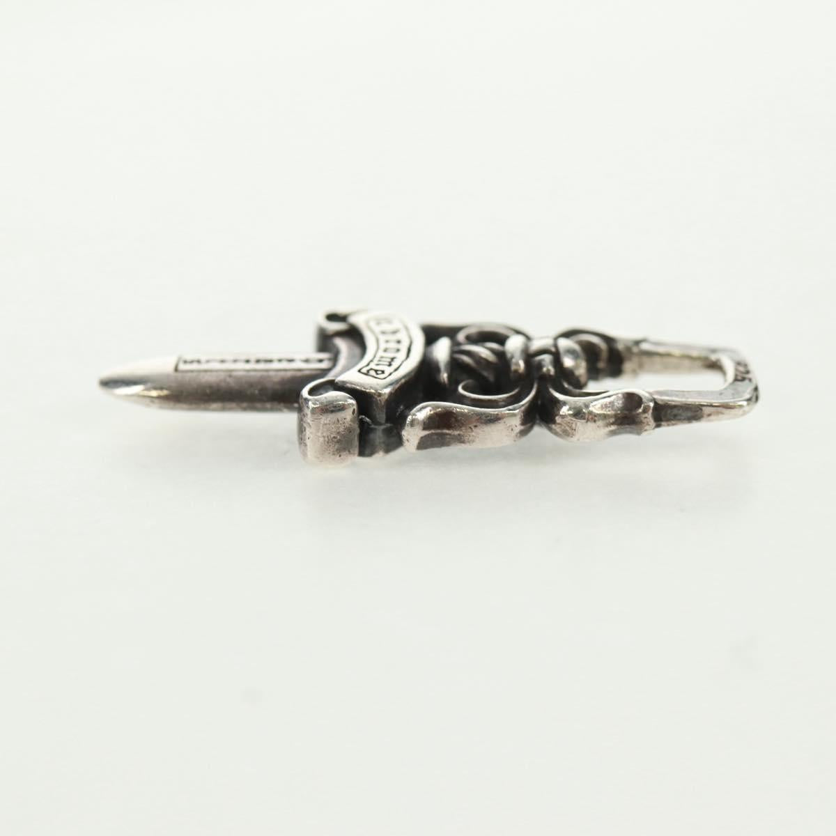 Chrome Hearts Dagger Charm #5 Pendant top Ag925 Silver Auth 161241SAM