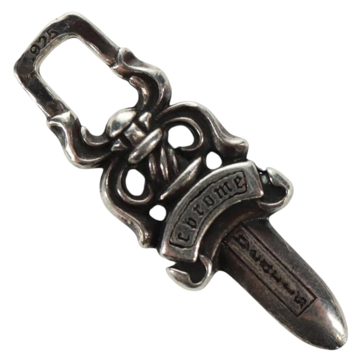 Chrome Hearts Dagger Charm #5 Pendant top Ag925 Silver Auth 161241SAM