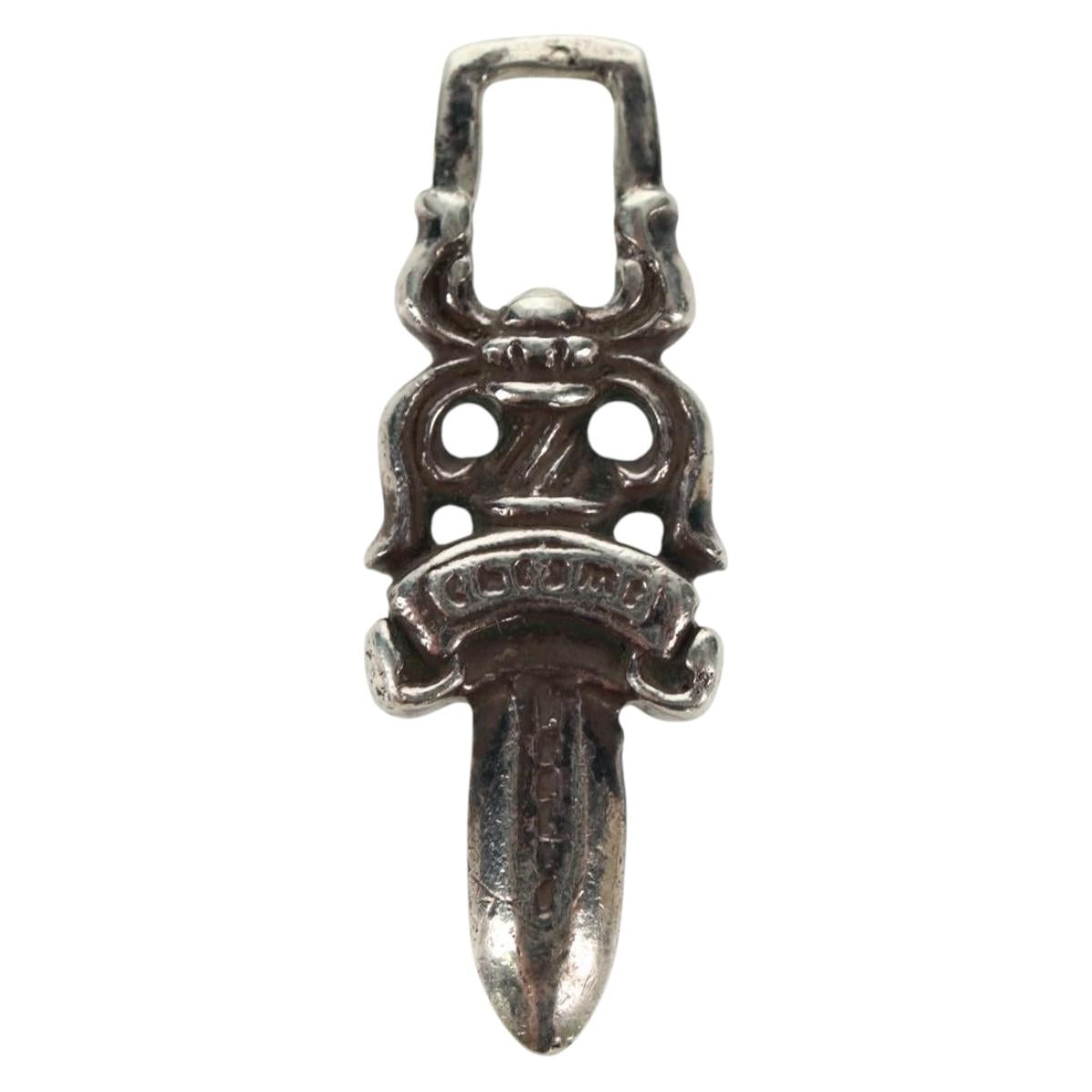 Chrome Hearts Dagger Charm #5 Pendant top Ag925 Silver Auth 161242SAM