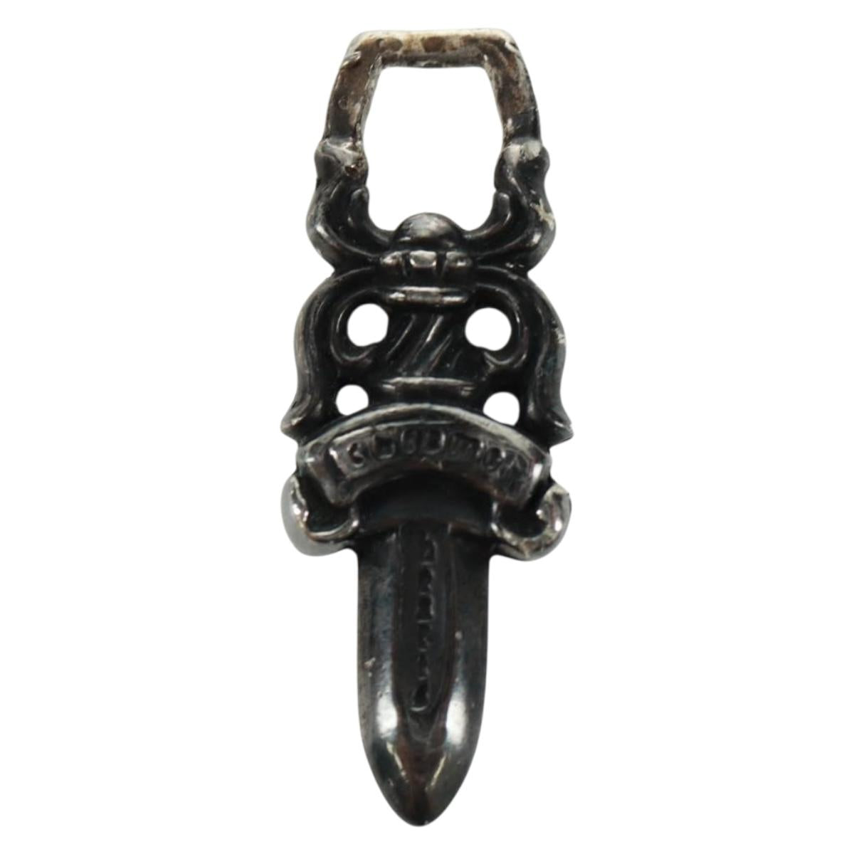 Chrome Hearts Dagger Charm #5 Pendant top Ag925 Silver Auth 161244SAM