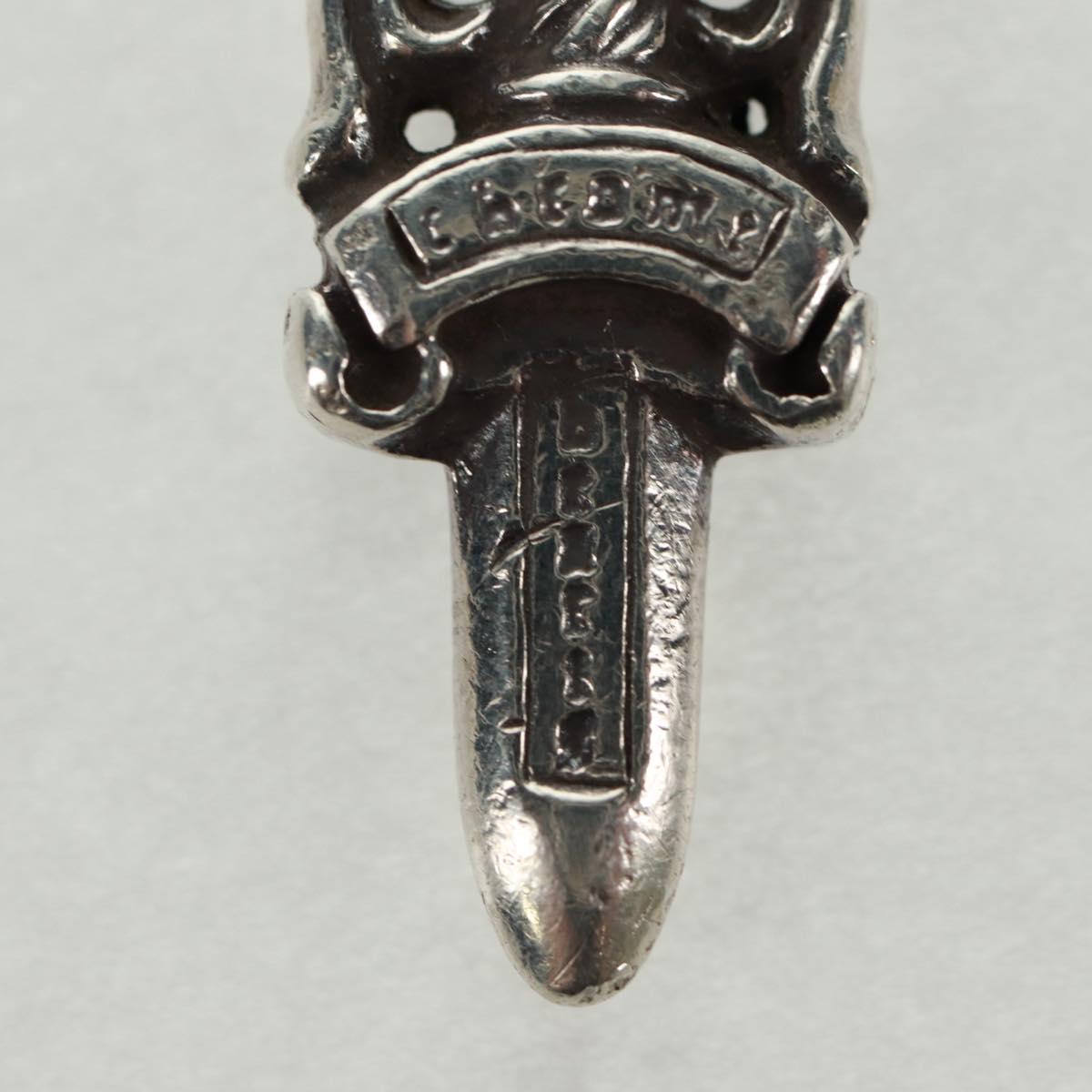 Chrome Hearts Dagger Charm #5 Pendant top Ag925 Silver Auth 161246SAM