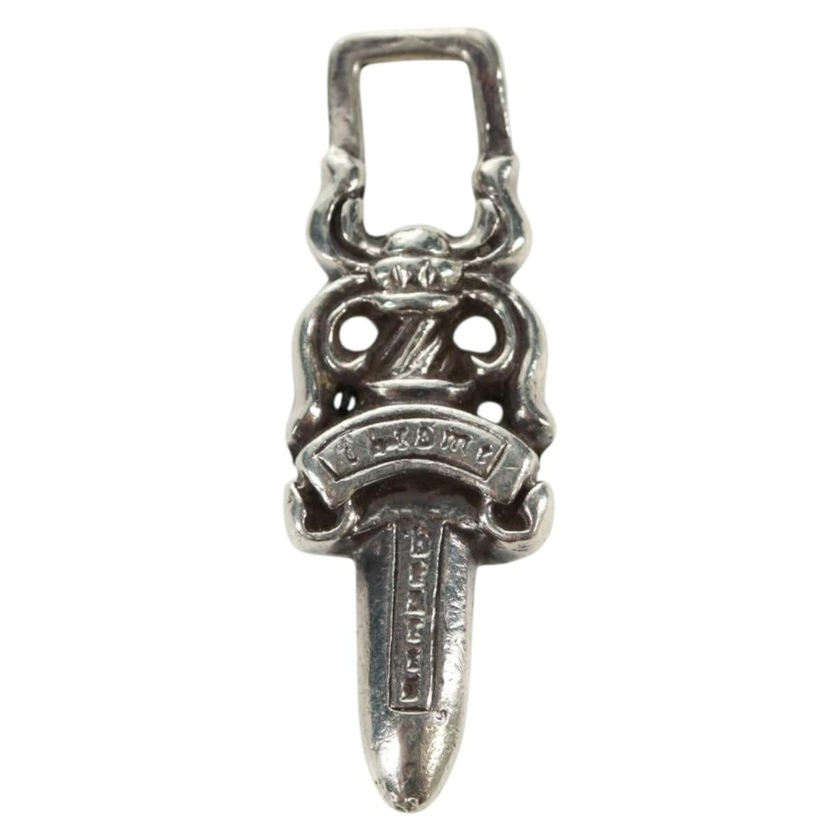 Chrome Hearts Dagger Charm #5 Pendant top Ag925 Silver Auth 161246SAM