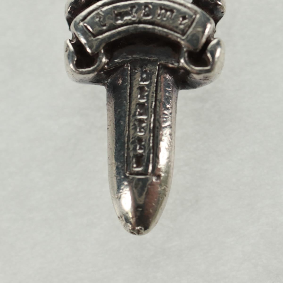 Chrome Hearts Dagger Charm #5 Pendant top Ag925 Silver Auth 161246SAM