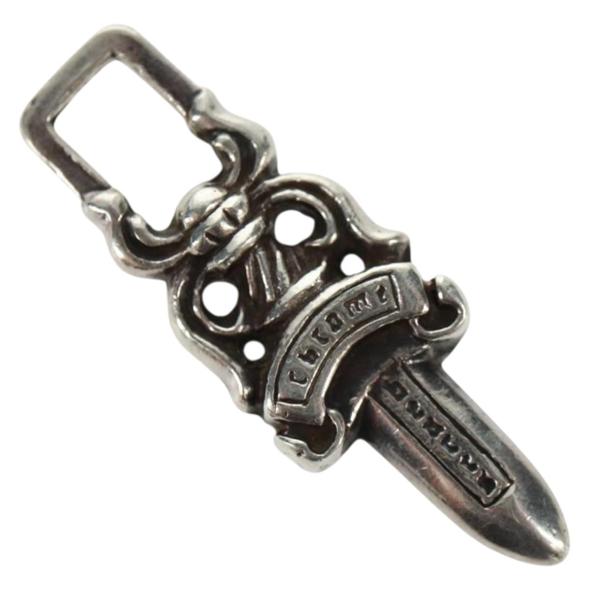 Chrome Hearts Dagger Charm #5 Pendant top Ag925 Silver Auth 161247SAM
