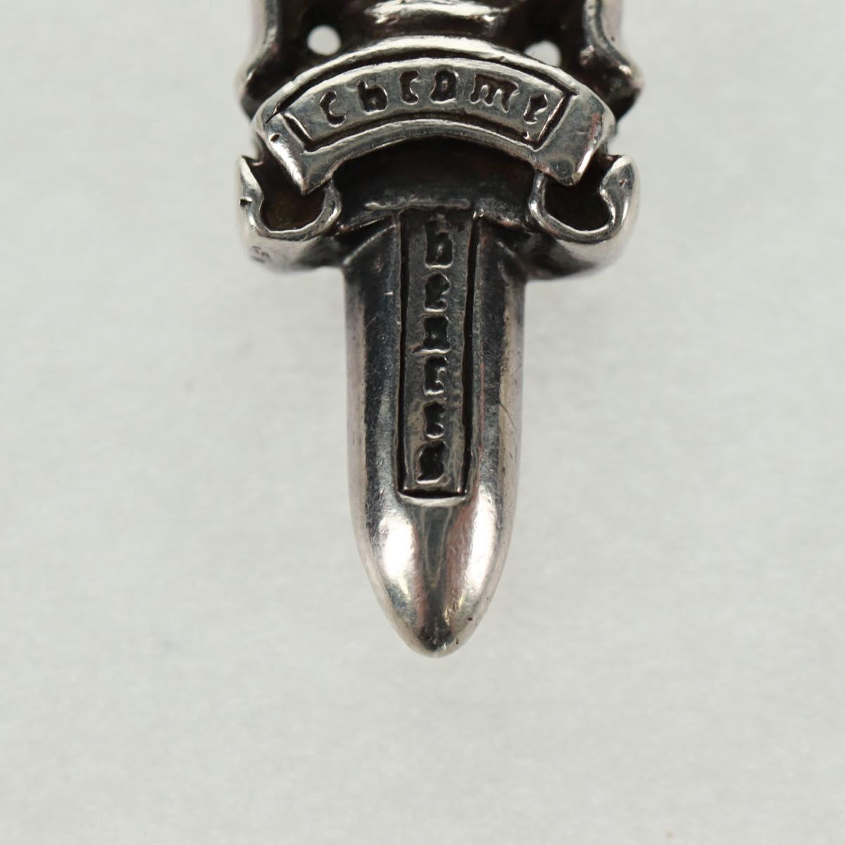 Chrome Hearts Dagger Charm #5 Pendant top Ag925 Silver Auth 161247SAM