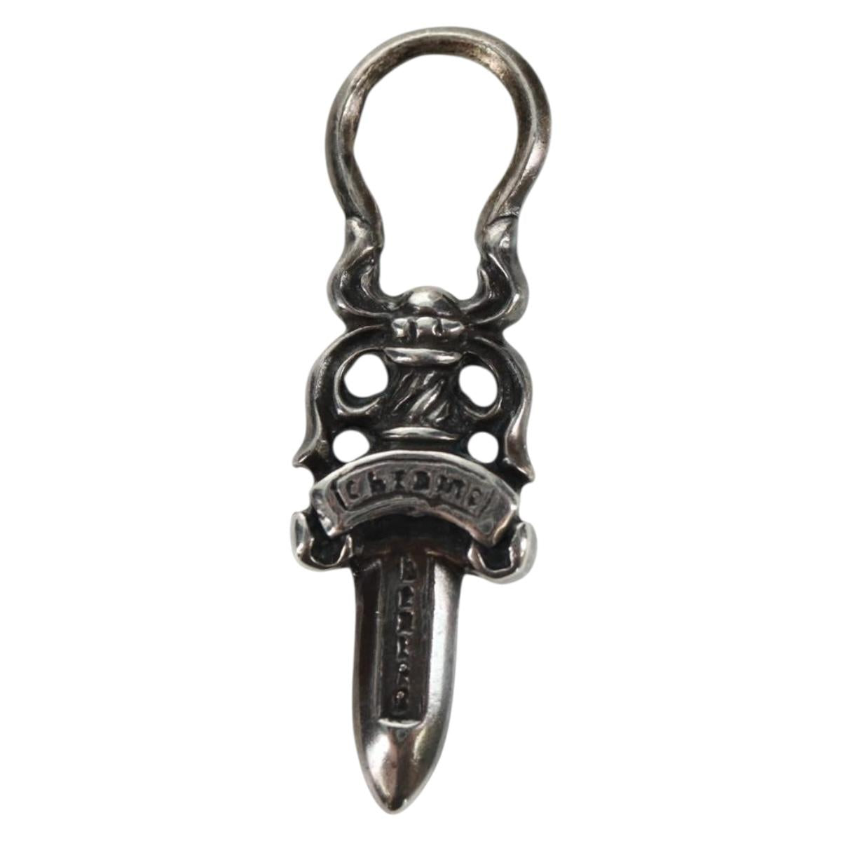 Chrome Hearts Dagger Charm #5 Pendant top Ag925 Silver Auth 161249SAM