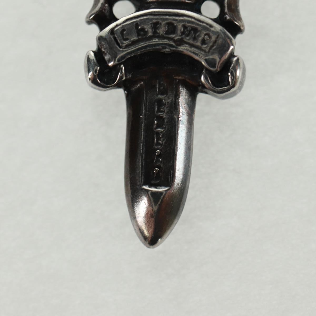 Chrome Hearts Dagger Charm #5 Pendant top Ag925 Silver Auth 161249SAM