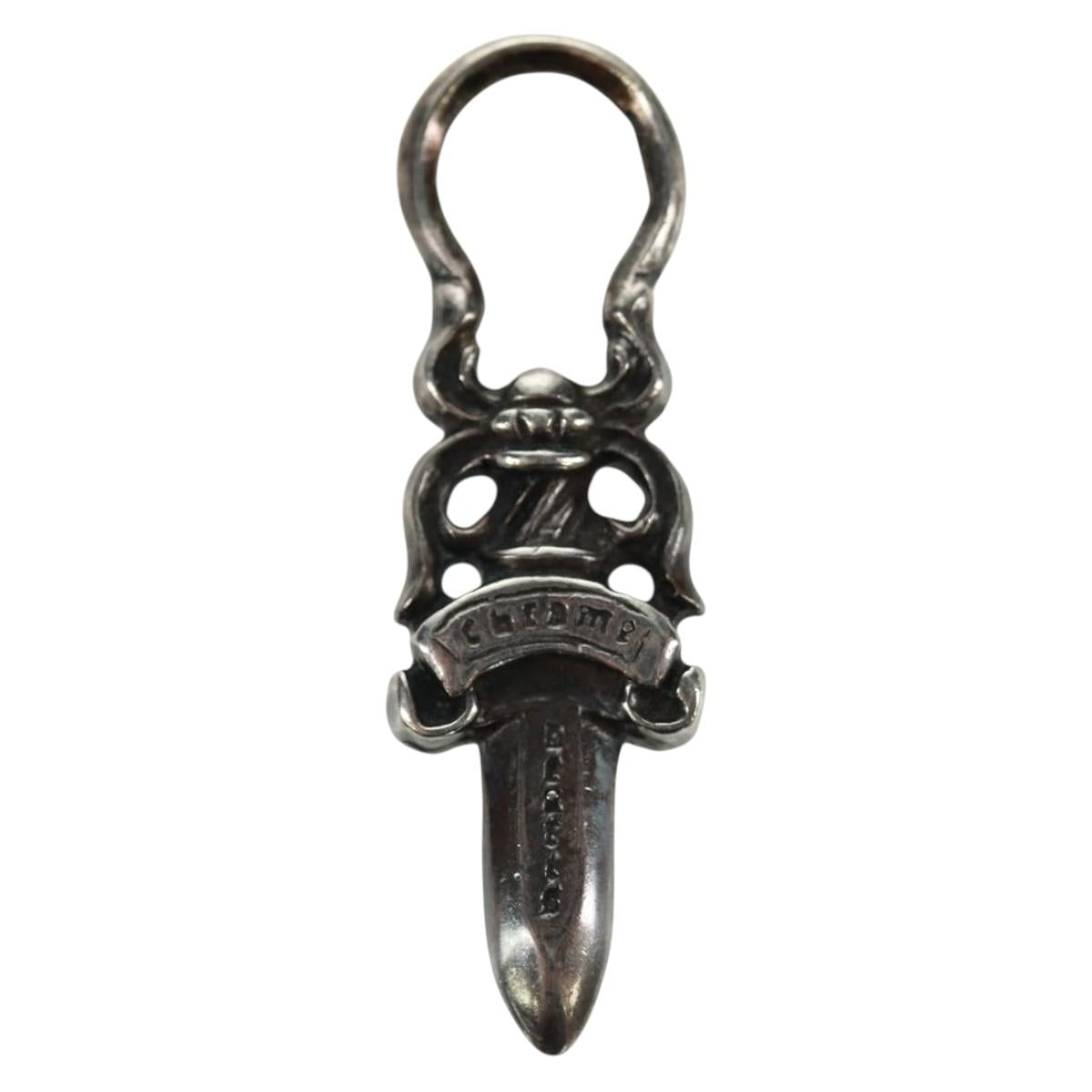 Chrome Hearts Dagger Charm #5 Pendant top Ag925 Silver Auth 161249SAM