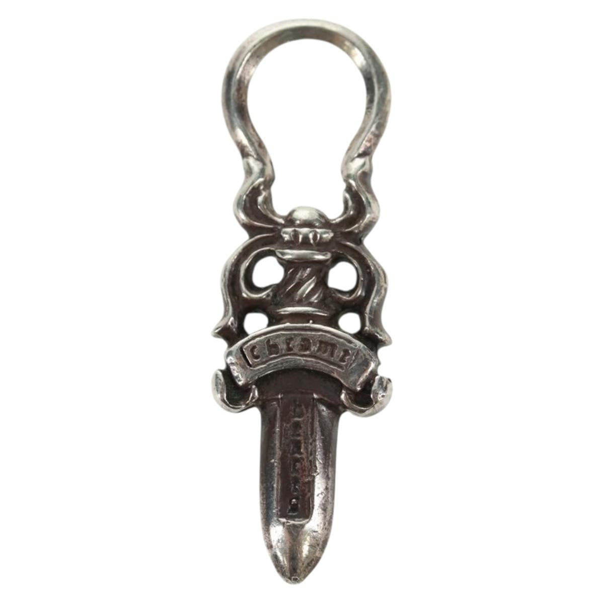 Chrome Hearts Dagger Charm #5 Pendant top Ag925 Silver Auth 161250SAM