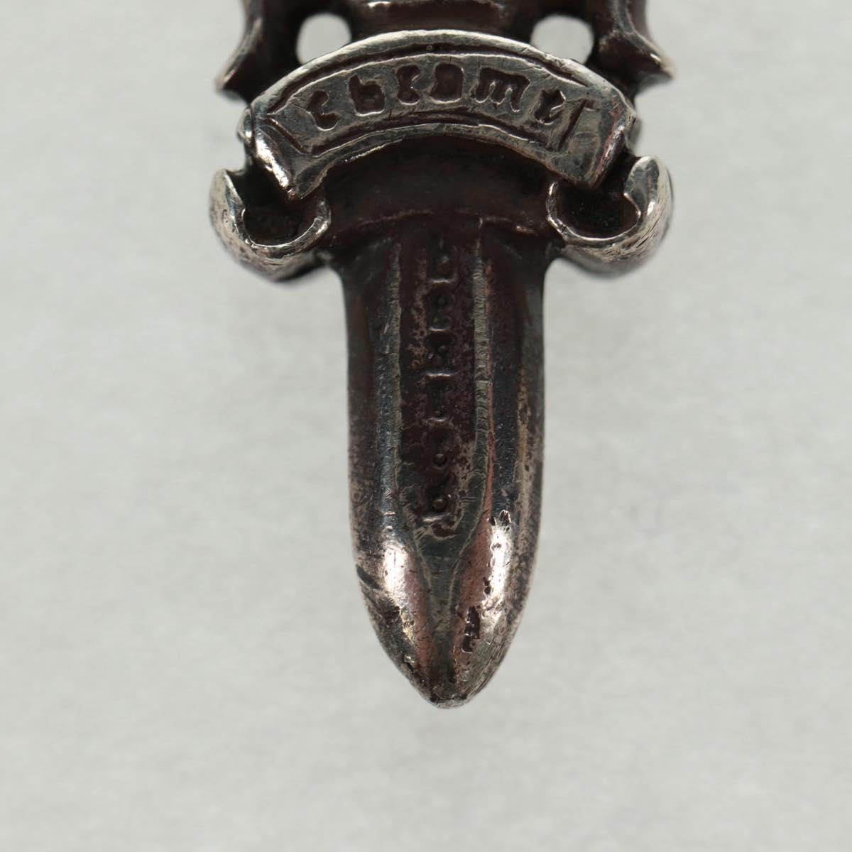 Chrome Hearts Dagger Charm #5 Pendant top Ag925 Silver Auth 161250SAM