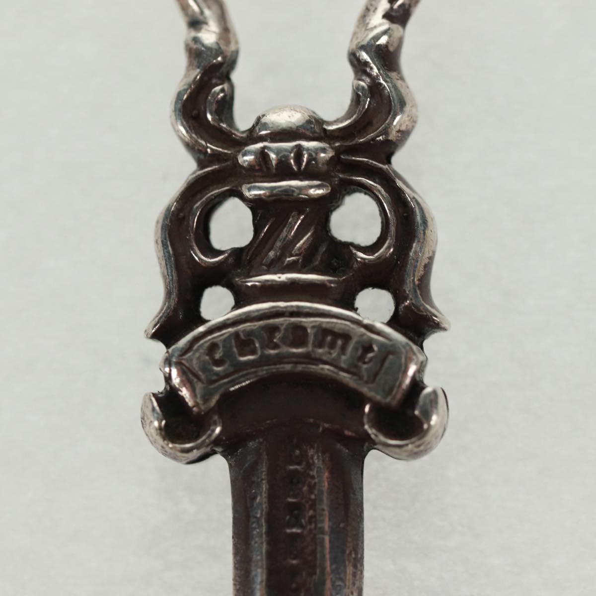 Chrome Hearts Dagger Charm #5 Pendant top Ag925 Silver Auth 161250SAM