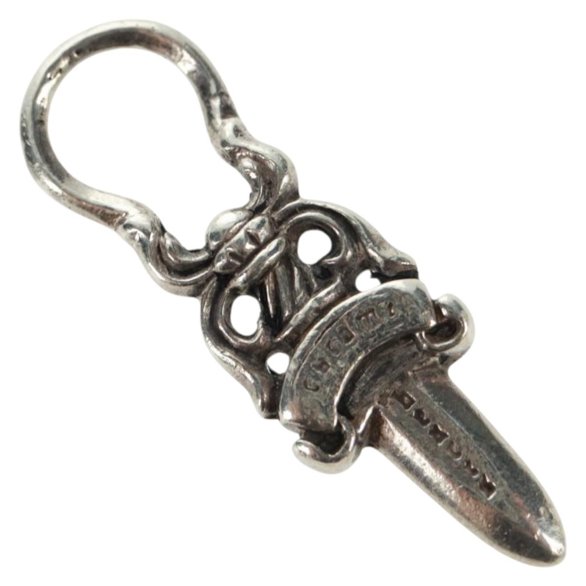 Chrome Hearts Dagger Charm #5 Pendant top Ag925 Silver Auth 161251SAM
