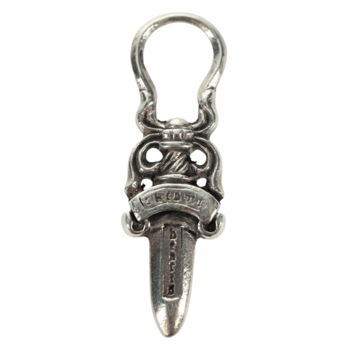 Chrome Hearts Dagger Charm #5 Pendant top Ag925 Silver Auth 161251SAM