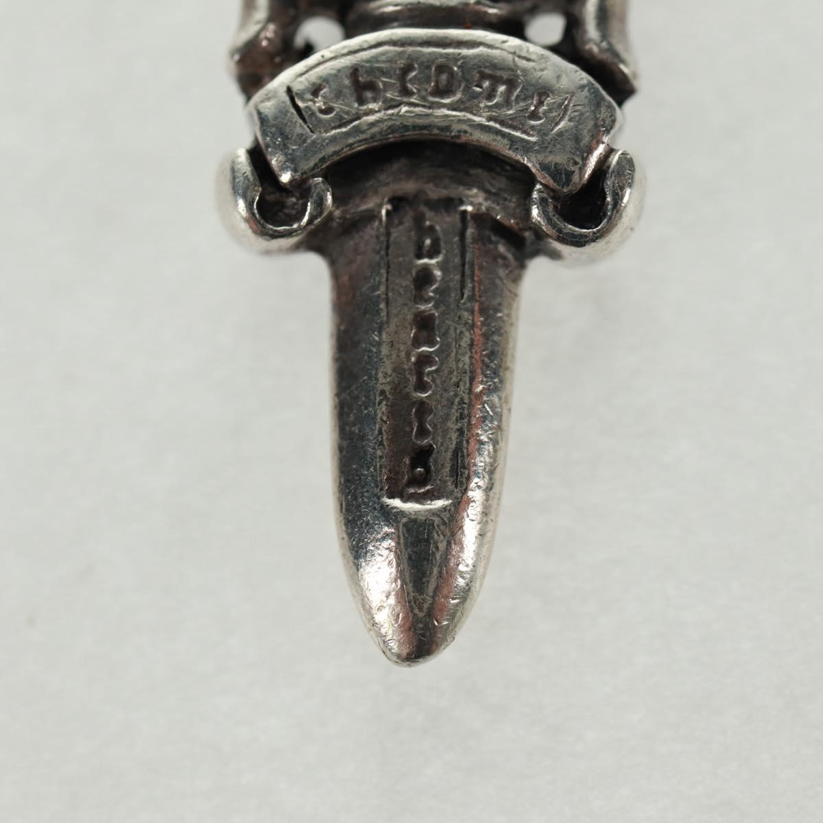 Chrome Hearts Dagger Charm #5 Pendant top Ag925 Silver Auth 161251SAM