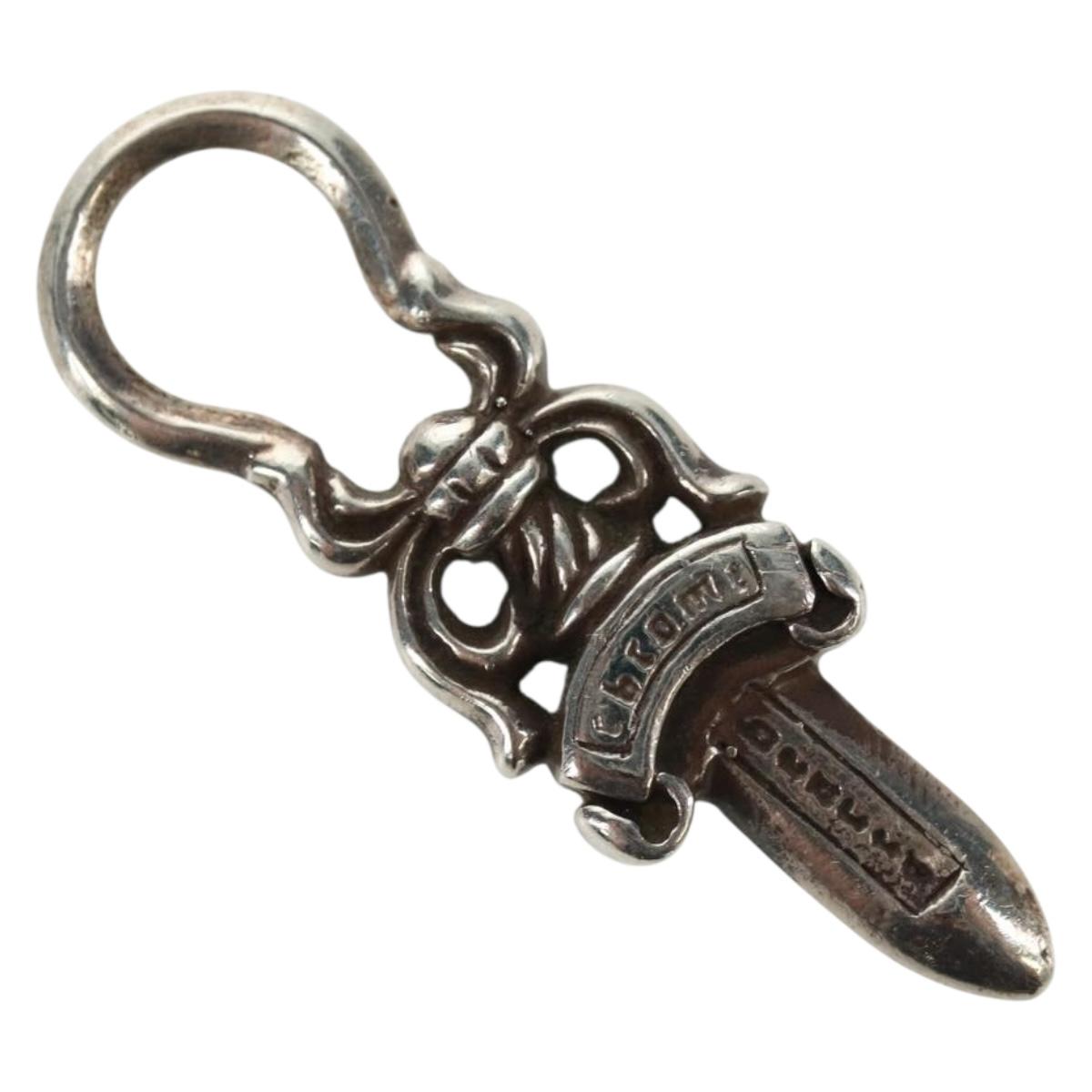 Chrome Hearts Dagger Charm #5 Pendant top Ag925 Silver Auth 161252SAM