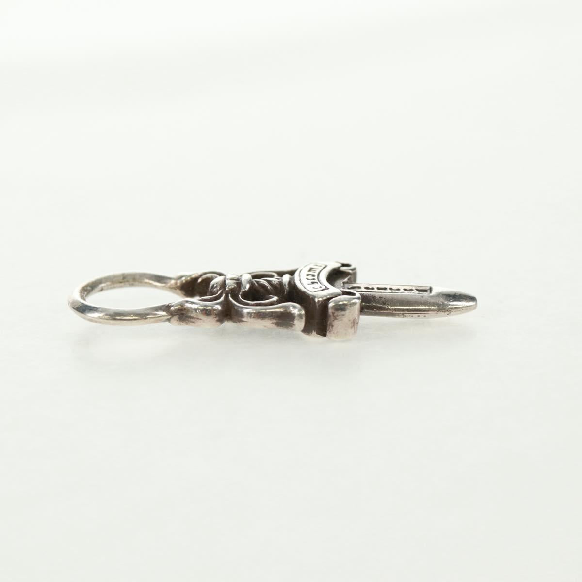 Chrome Hearts Dagger Charm #5 Pendant top Ag925 Silver Auth 161252SAM
