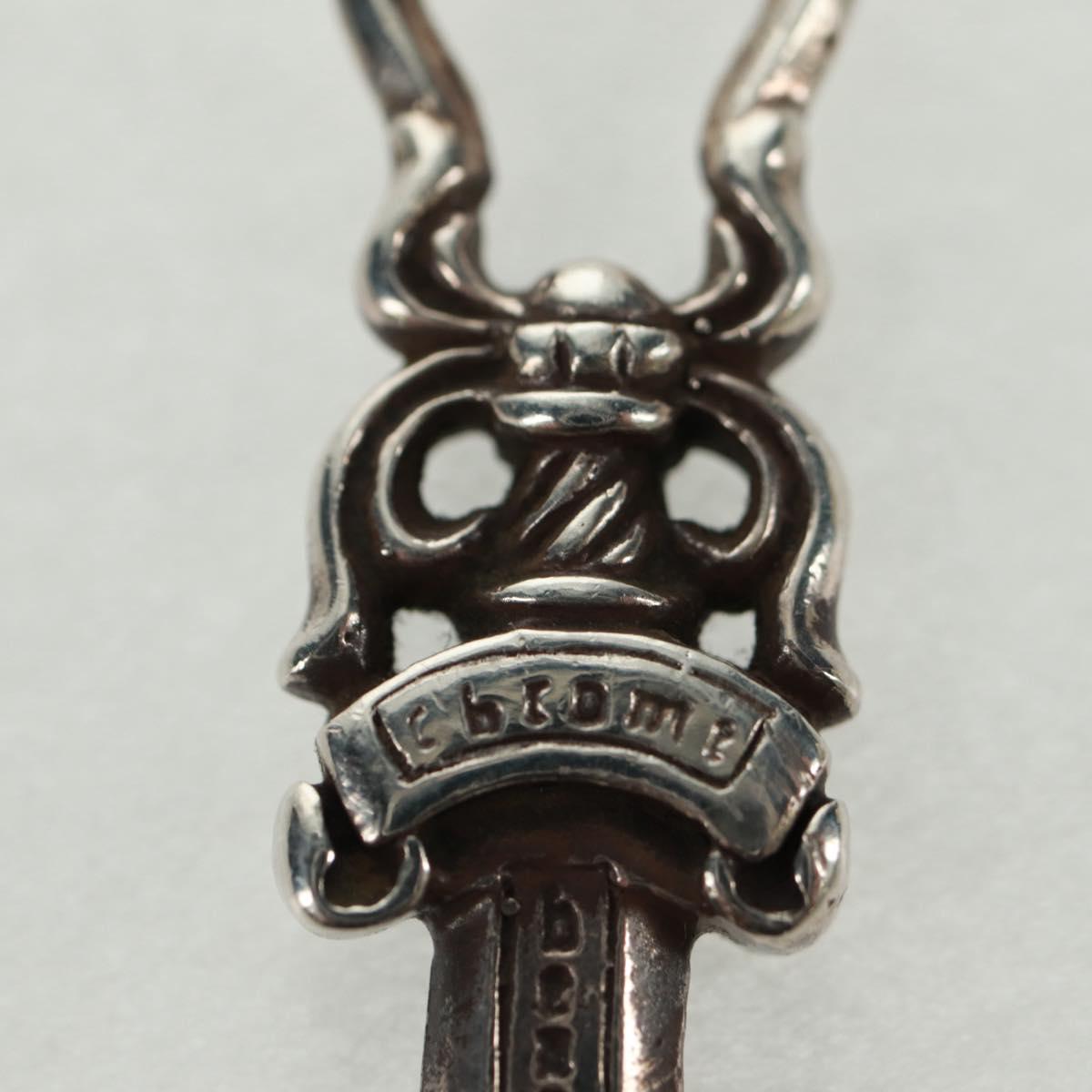 Chrome Hearts Dagger Charm #5 Pendant top Ag925 Silver Auth 161252SAM