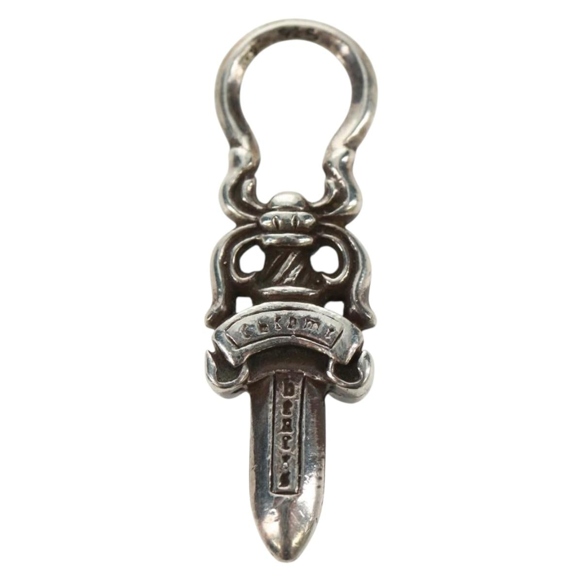 Chrome Hearts Dagger Charm #5 Pendant top Ag925 Silver Auth 161252SAM