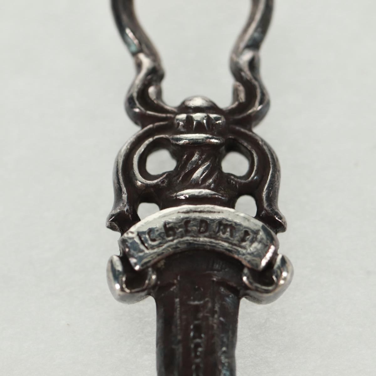 Chrome Hearts Dagger Charm #5 Pendant top Ag925 Silver Auth 161253SAM