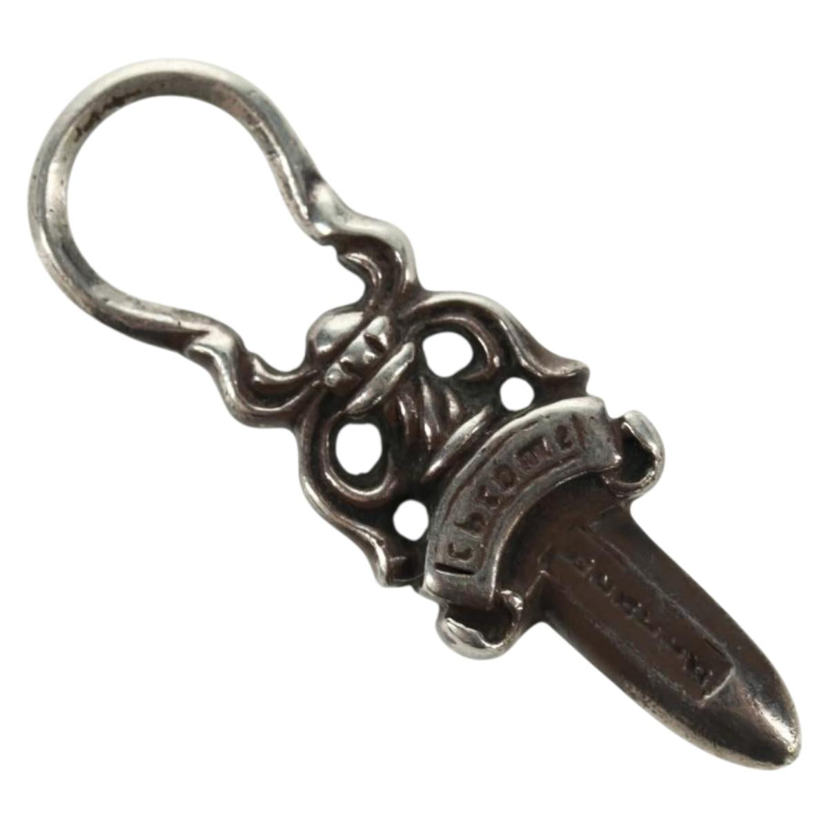 Chrome Hearts Dagger Charm #5 Pendant top Ag925 Silver Auth 161254SAM