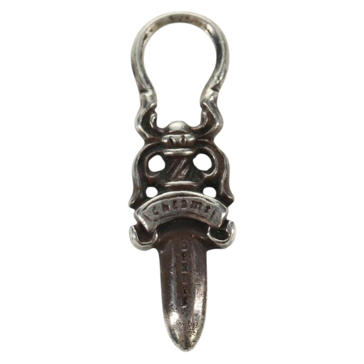 Chrome Hearts Dagger Charm #5 Pendant top Ag925 Silver Auth 161254SAM