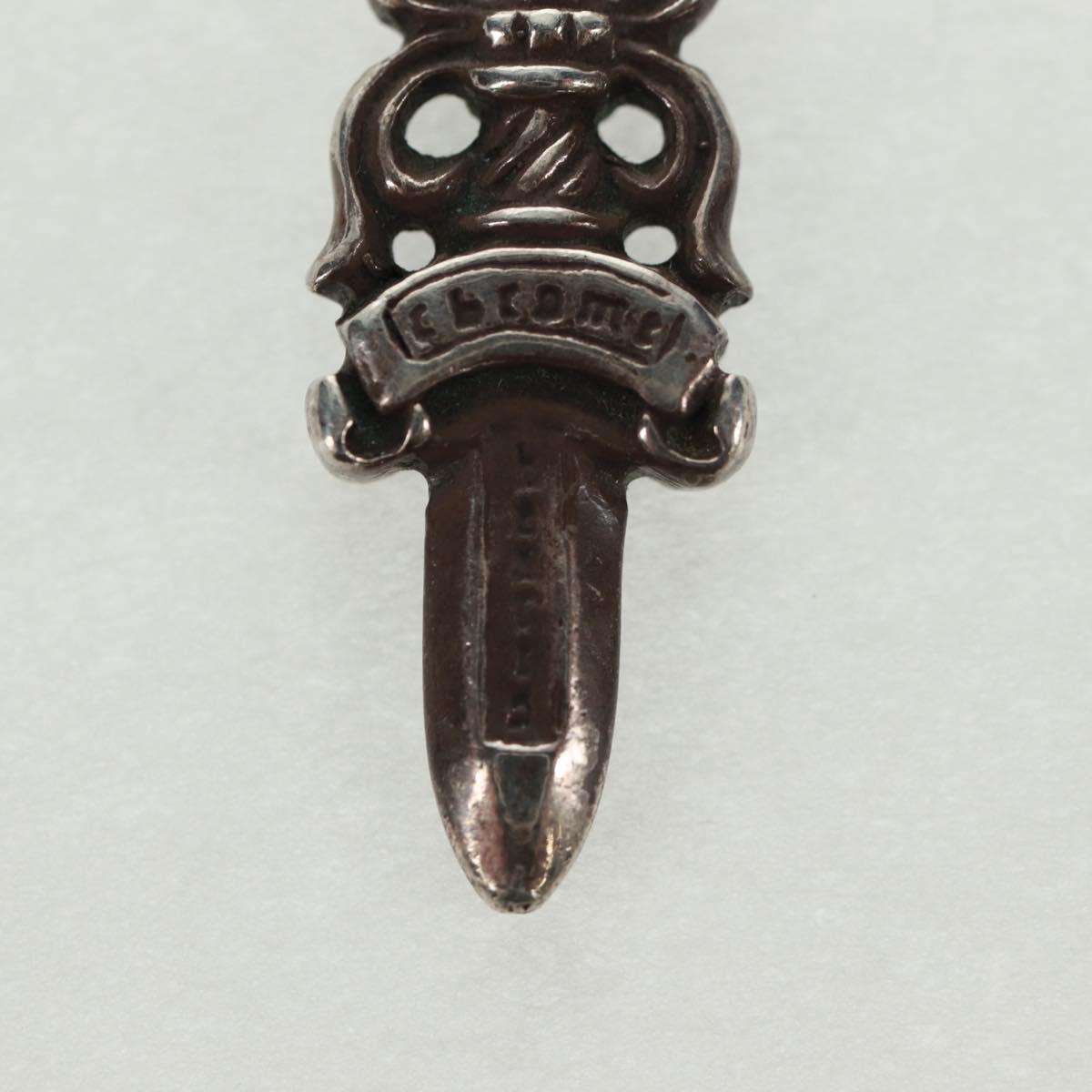 Chrome Hearts Dagger Charm #5 Pendant top Ag925 Silver Auth 161255SAM