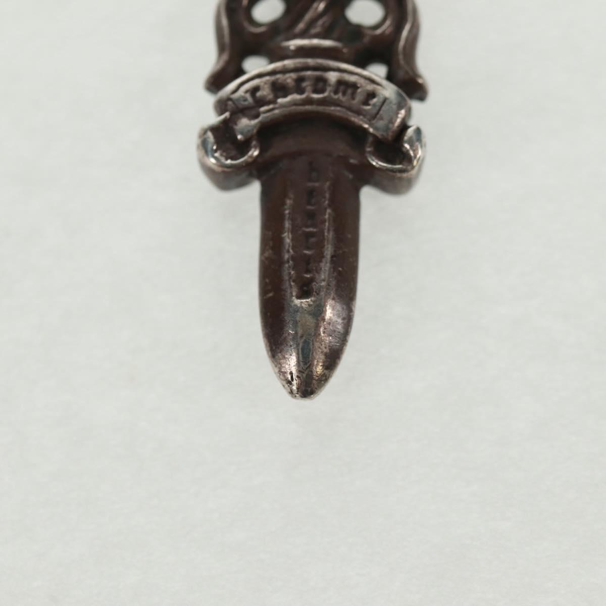 Chrome Hearts Dagger Charm #5 Pendant top Ag925 Silver Auth 161255SAM