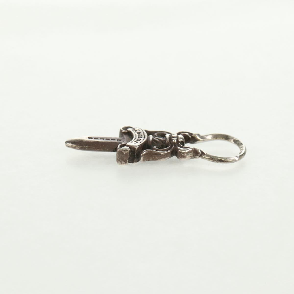Chrome Hearts Dagger Charm #5 Pendant top Ag925 Silver Auth 161255SAM