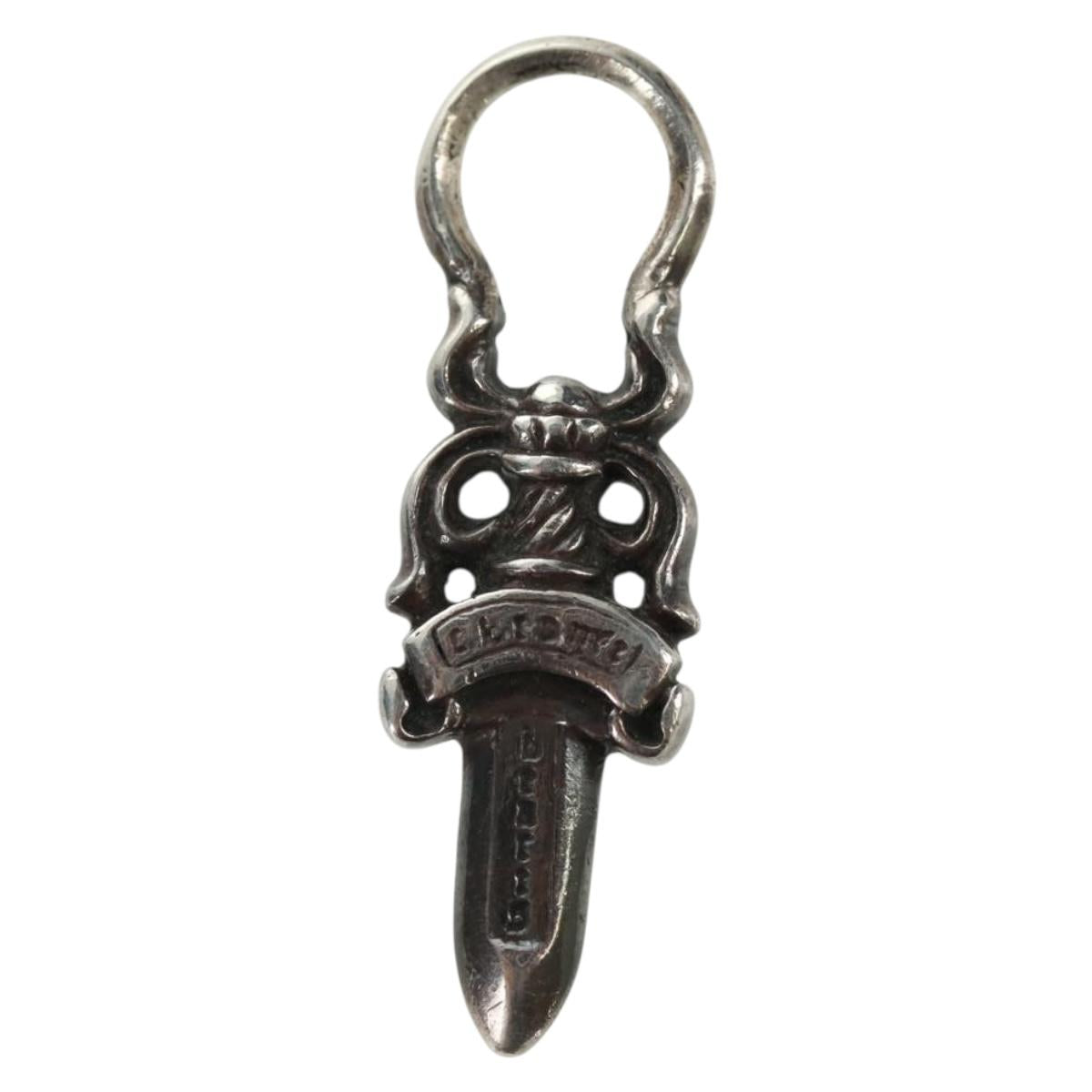 Chrome Hearts Dagger Charm #5 Pendant top Ag925 Silver Auth 161256SAM
