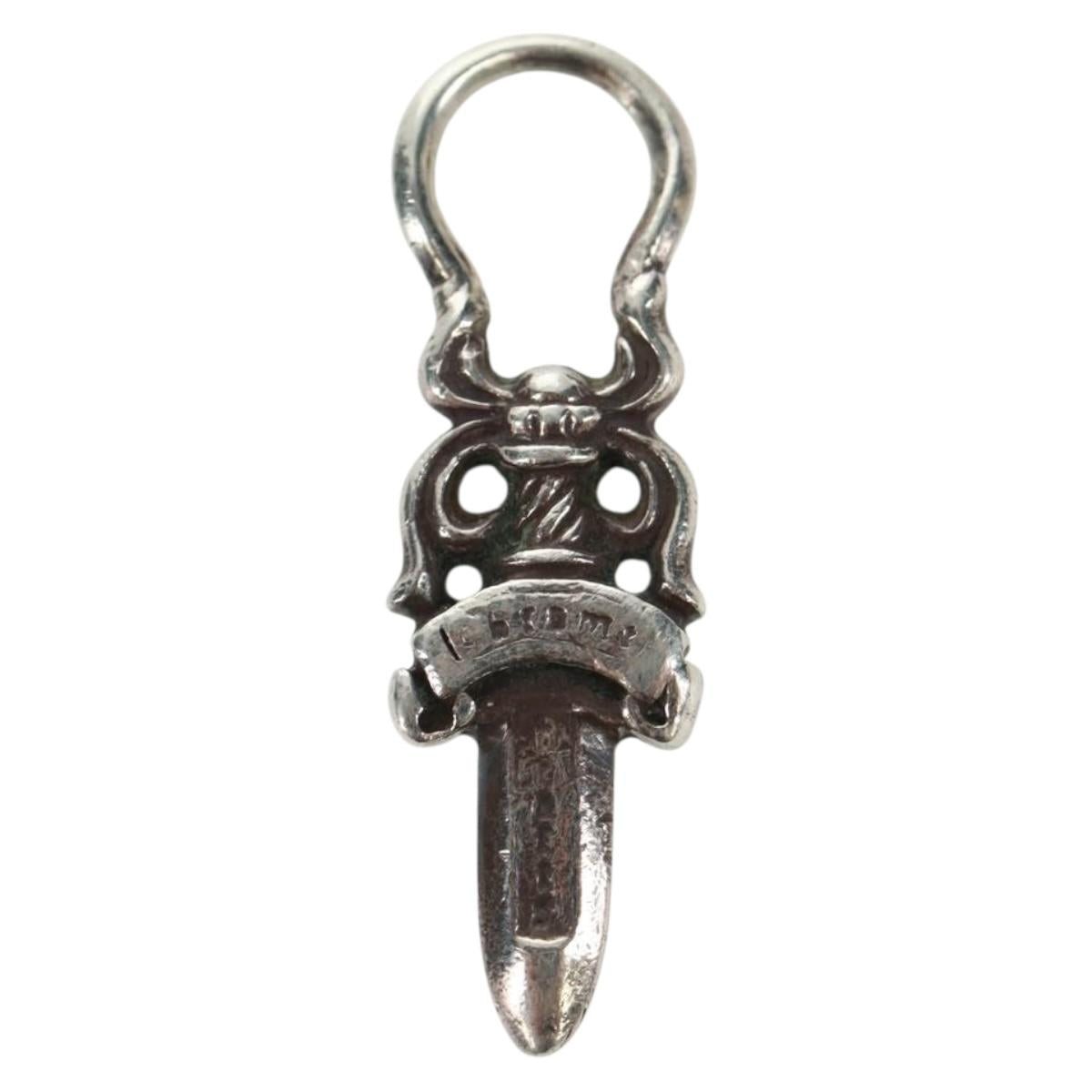 Chrome Hearts Dagger Charm #5 Pendant top Ag925 Silver Auth 161258SAM