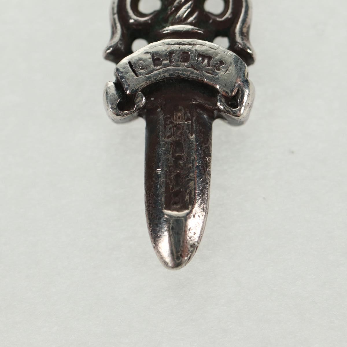 Chrome Hearts Dagger Charm #5 Pendant top Ag925 Silver Auth 161258SAM