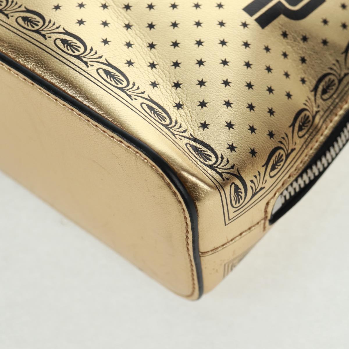 GUCCI Shoulder Bag Leather Gold 511189 Auth 161291V