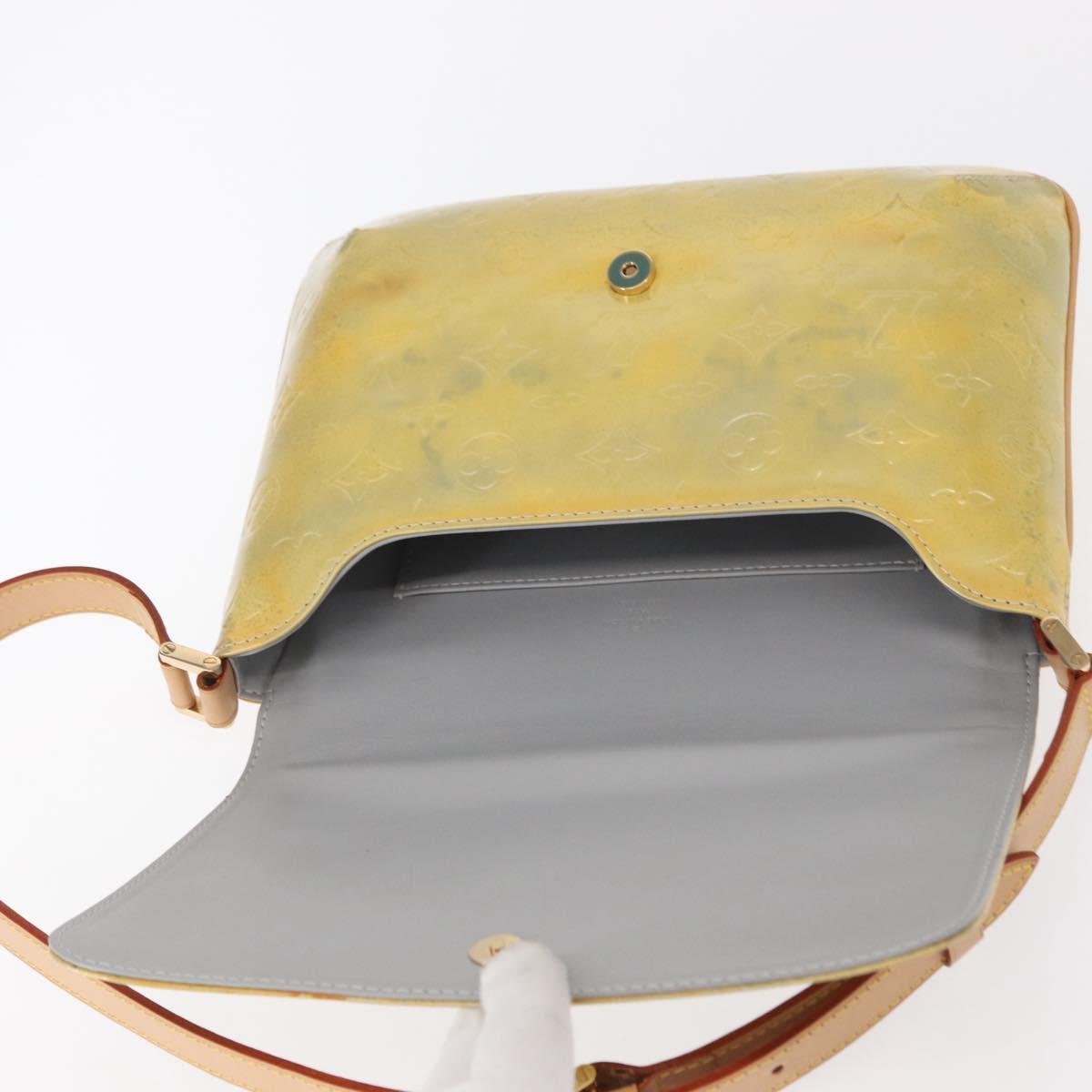 LOUIS VUITTON Monogram Vernis Thompson Street Bag Gris M91008 LV Auth 161292