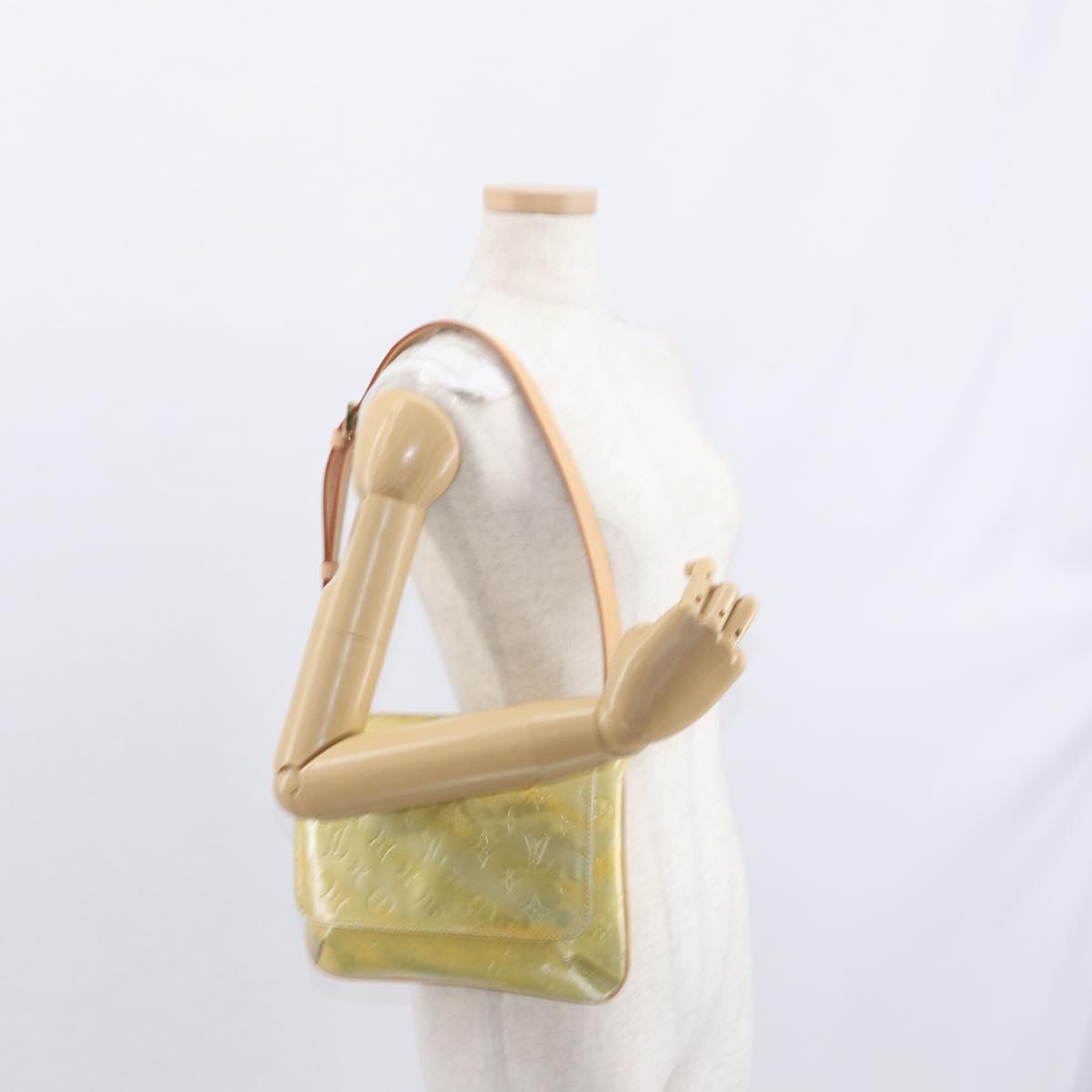 LOUIS VUITTON Monogram Vernis Thompson Street Bag Gris M91008 LV Auth 161292