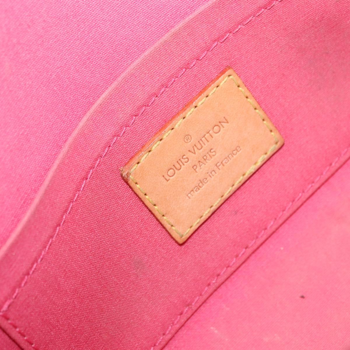 LOUIS VUITTON Monogram Vernis Malibu Street Bag Fran Boise M9150F LV Auth 161297